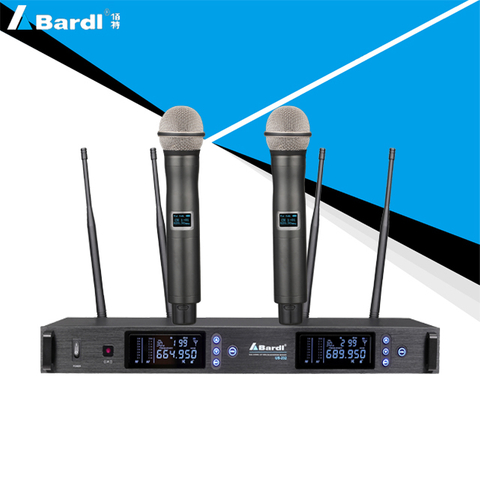 Bardl 专业真正分集无线麦克风 US-232